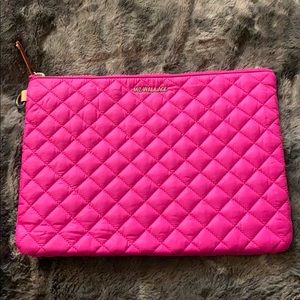 MZ Wallace Metro Pouch- Hot Pink